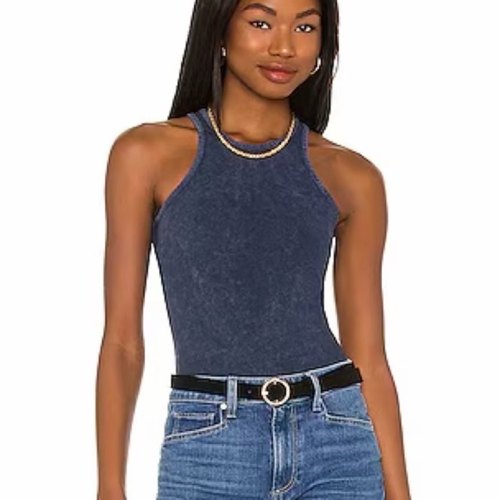 All Saints Jamie Rumor Blue Bodysuit US 2